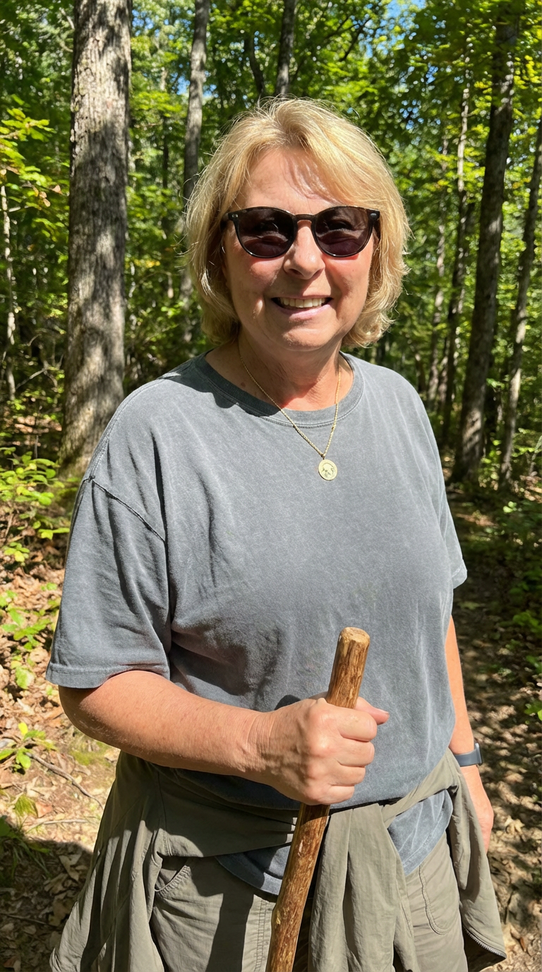 Lory hiking outdoors
